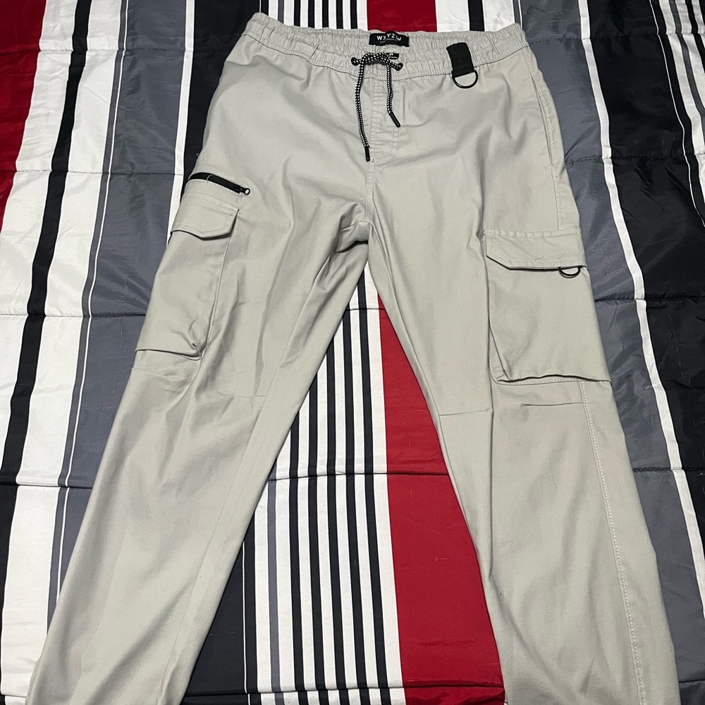 Men's Gray Cargo Pants